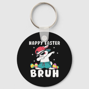 Porte-clés Dabbing Rabbit Jour de Pâques Oeufs Dab Garçons Fi