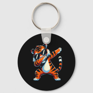 Porte-clés Dabbing Tiger Avec Sungles Tiger Animal