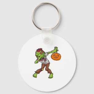 Porte-clés Dabbing Zombie Halloween Dab Funny Cadeau design