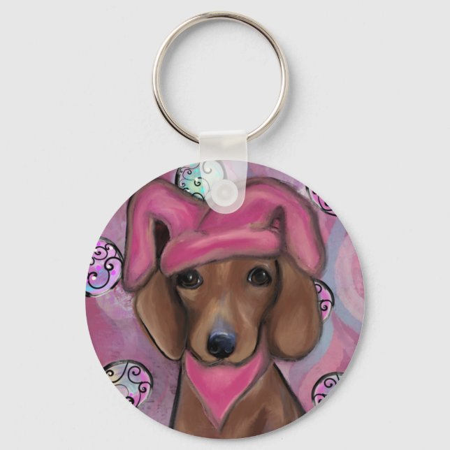 Porte-clés Dachshund (Recto)