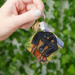 PORTE-CLÉS DACHSHUND  