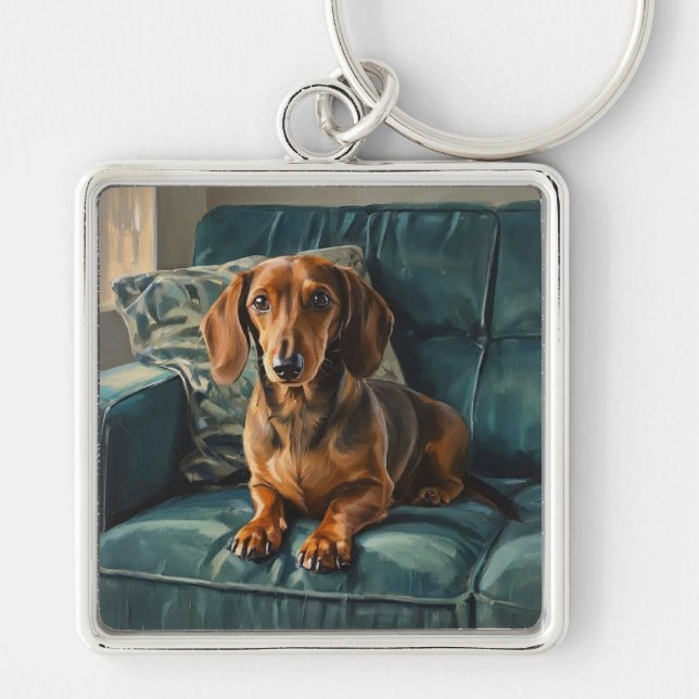 Porte-clés Dachshund (Devant)