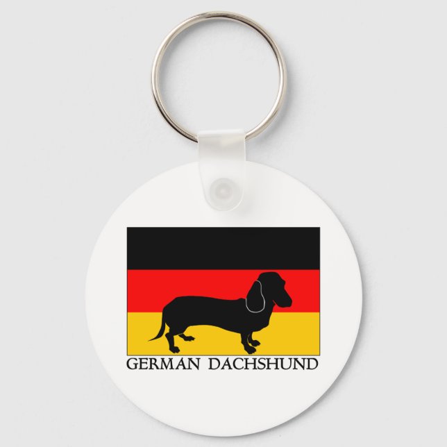 Porte-clés Dachshund allemand (Recto)