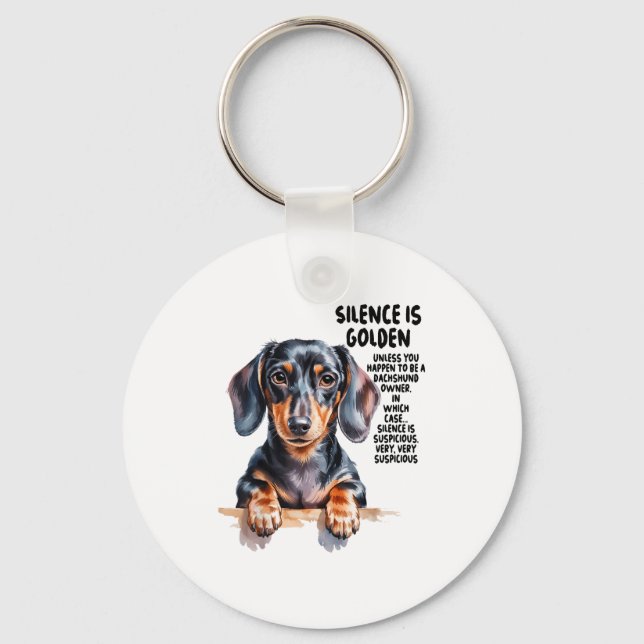 Porte-clés Dachshund Ideas For Women &amp; Novelty Miniature  (Recto)