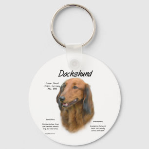 Porte-clés Dachshund (longhair) Conception de l'histoire