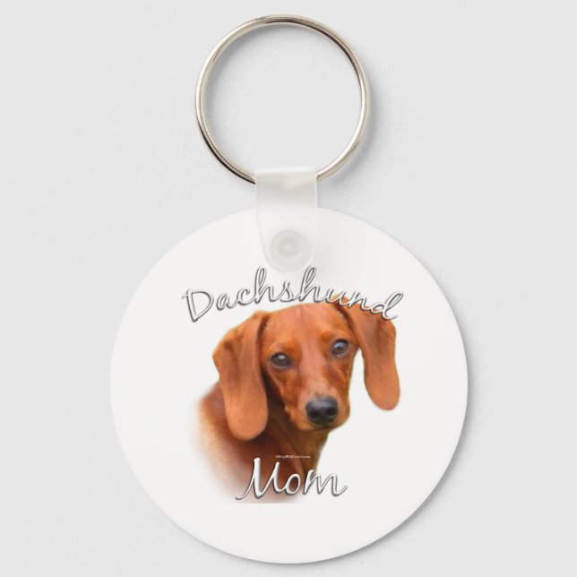 Porte-clés Dachshund Maman 2 (Recto)