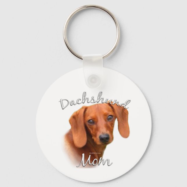 Porte-clés Dachshund Maman 2 (Recto)