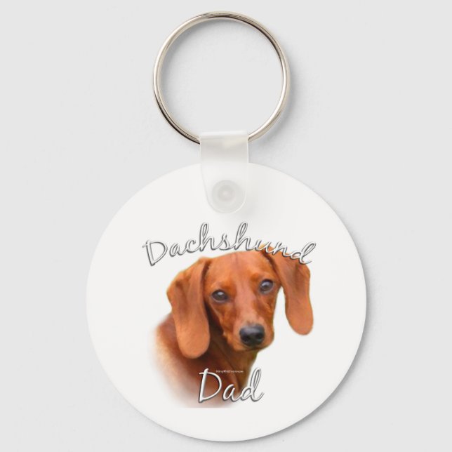 Porte-clés Dachshund Papa 2 (Recto)