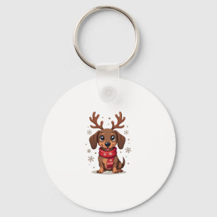 Porte-clés Dachshund Winter Joy