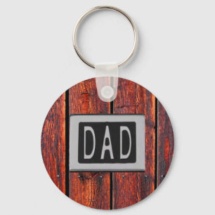 Porte-clés DAD Metal Grange Arrière - plan bois