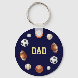 Porte-clés Dad World of Sports Keychain - Navy Blue 2