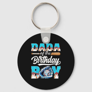 Porte-clés Dada du garçon d'anniversaire glace de baseball qu