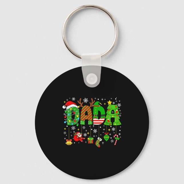 Porte-clés Dada Matching Funny Christmas Family Couple Xmas S (Recto)