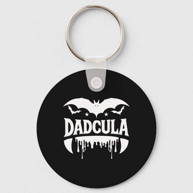 Porte-clés Dadcula Halloween Bat Vampire Fangs effet de flux (Recto)