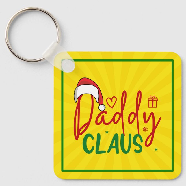 Porte-clés Daddy Claus Christmas Design-60094 (Recto)
