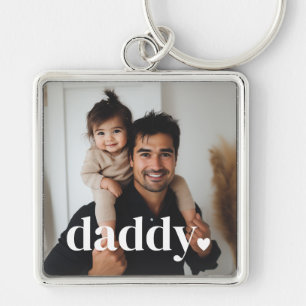 Porte-clés Daddy Heart - Photo de première Fête des pères