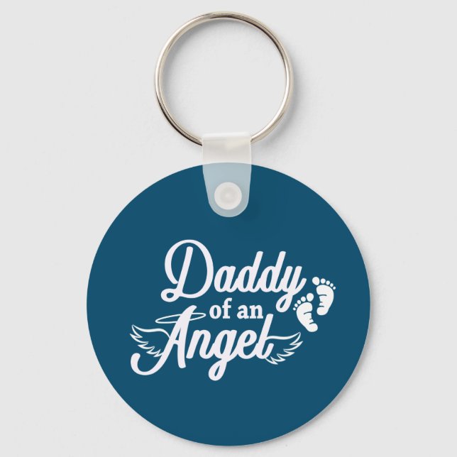 Porte-clés Daddy of an Angel Keychain (Recto)