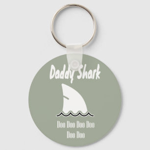 Porte-clés Daddy Shark Doo Doo Chanson tendance mignonne