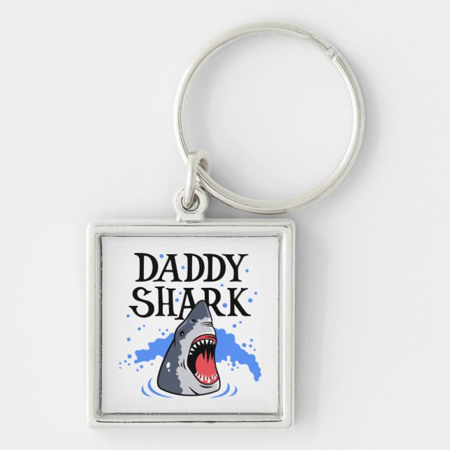Porte-clés Daddy Shark - Great White (Devant)