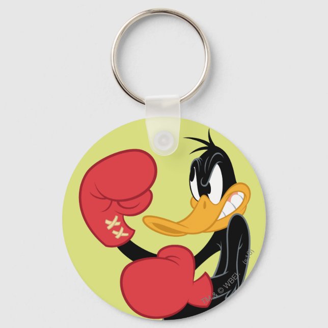 Porte-clés DAFFY DUCK™ le Boxeur (Recto)