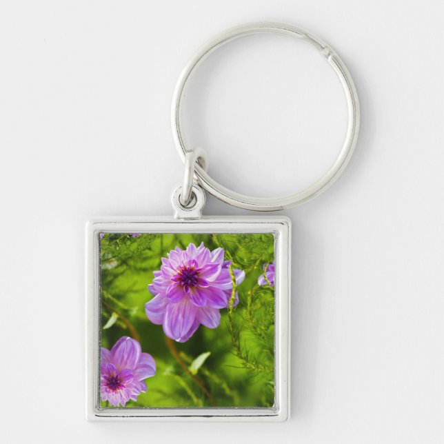 Porte-clés Dahlia Rose Fantaisie (Devant)