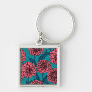 Porte-clés Dahlias