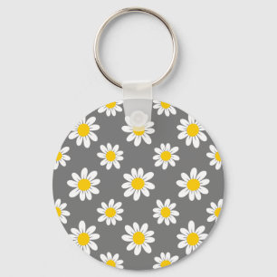 Porte-clés Daisies de White Yellow