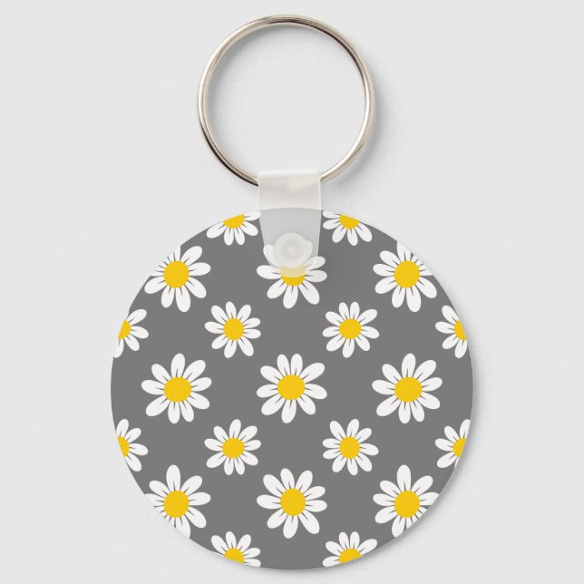 Porte-clés Daisies de White Yellow (Recto)