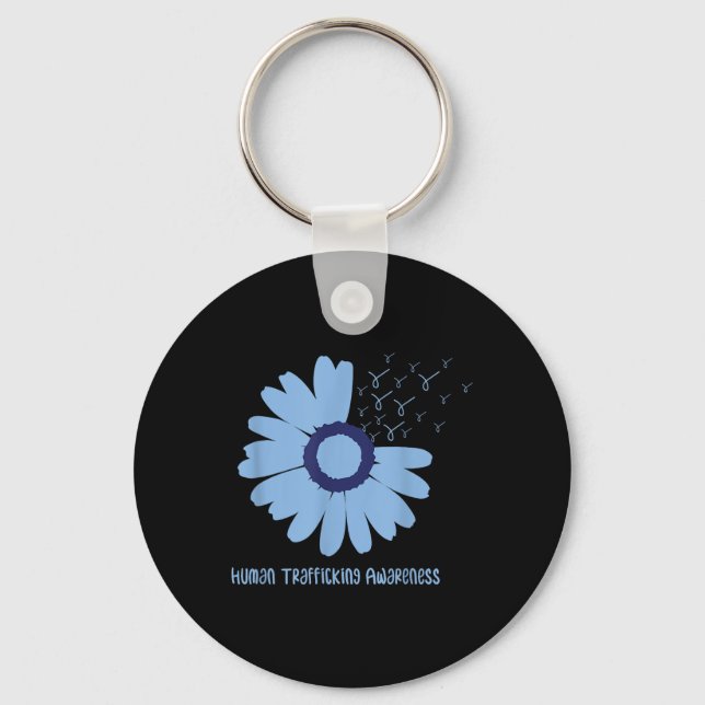 Porte-clés Daisy En Janvier Porter Blue Human Trafic Aware (Recto)