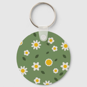 Porte-clés DAISY GREEN - Floral Key Ring Love You Love