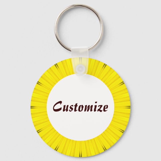 Porte-clés Daisy Mandala Modèle 01 (Recto)