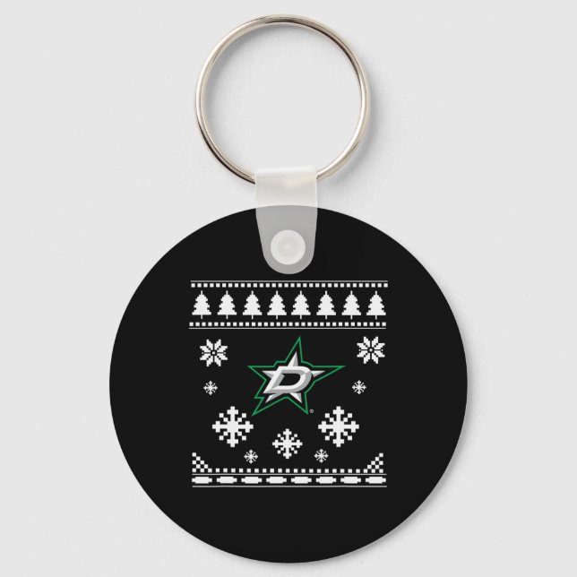 Porte-clés Dallas Stars Ugly Christmas Sweater Holidaze (Recto)