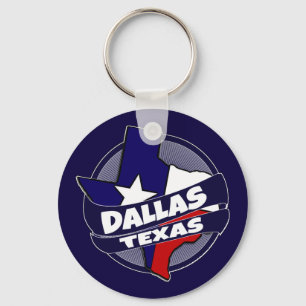 Porte-clés Dallas Texas drapeau éclater porte - clé