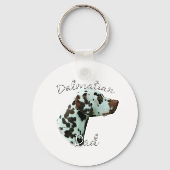Porte-clés Dalmatien (foie) Papa 2 (Recto)