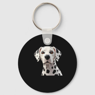 Porte-clés Dalmatien mignon en 3D - Autocollant Animaux du mo
