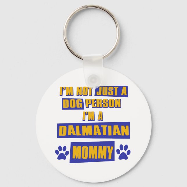 Porte-clés Dalmatien Mommy (Recto)