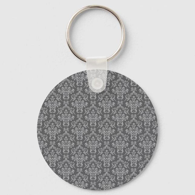 Porte-clés Damas en gris (Recto)
