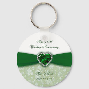 Porte-clés Damask 55e anniversaire du Mariage