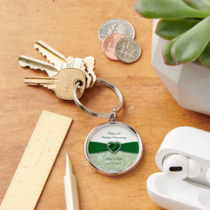 Porte-clés Damask 55e anniversaire du Mariage