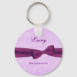 Porte-clés Damassé pourpre lilas E007 d'arc pourpre de