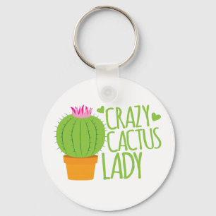 Porte-clés Dame Crazy Cactus