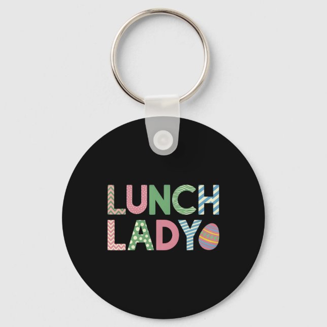 Porte-clés Dame de cantine de Pâques Fleur Bunny Filles Femme (Recto)