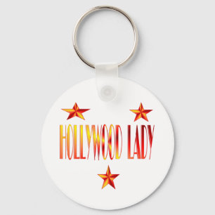 Porte-clés dame de hollywood