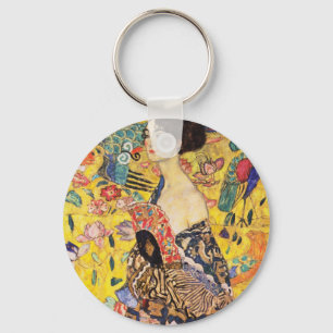 Porte-clés Dame Gustav Klimt Avec Ventilateur