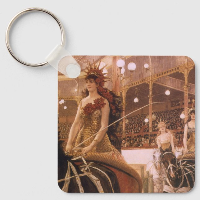 Porte-clés Dames des Voitures (aka Cirque) de James Tissot (Recto)