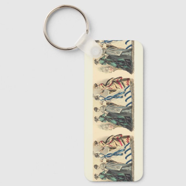 Porte-clés Dames élégantes victoriennes  (Recto)