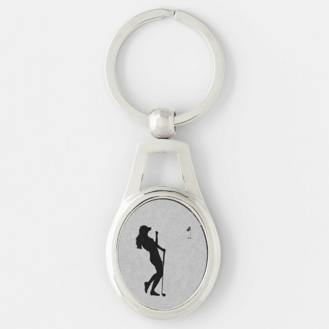 Porte-clés Dames Golf Cuir Aspect (Devant)