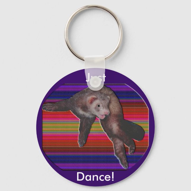 Porte-clés Dancing Ferret Keychain (Recto)