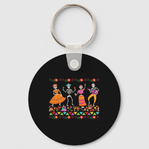 Porte-clés Dancing Skeletons Day Of The Dead Mexican Dia De L