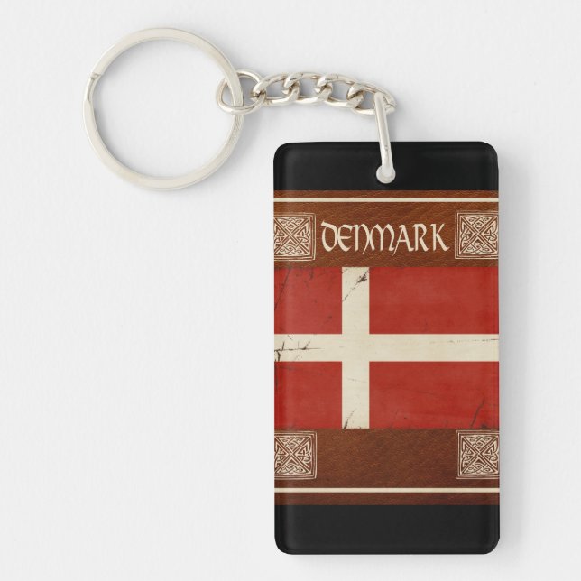 Porte-clés Danemark Souvenir Porte - clé (Devant)